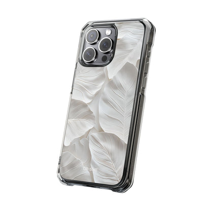 Elegant Leaf Relief iPhone Case - Impact