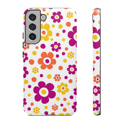 Retro Floral Playfulness - Samsung Case