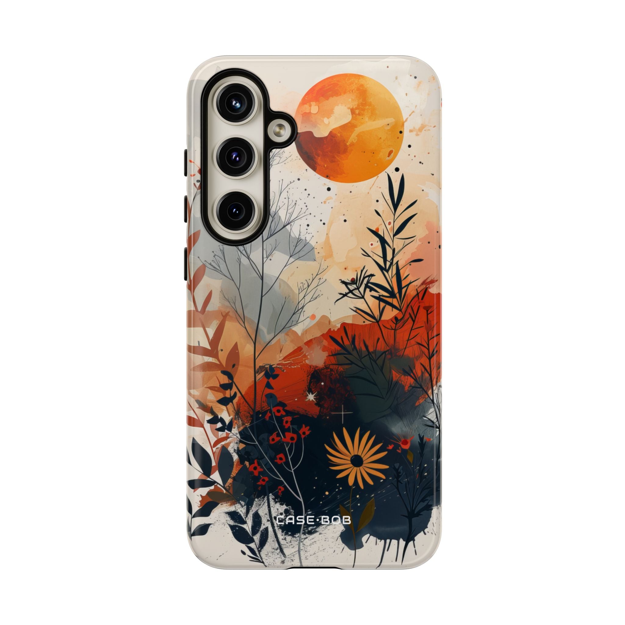 Orange Solstice Samsung S24 Plus Case - Tough