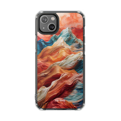 Mountain Waves Flow iPhone Case - Impact