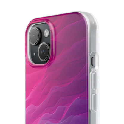 Gradient Oceanflow Waves iPhone 15 - Flexi Phone Case