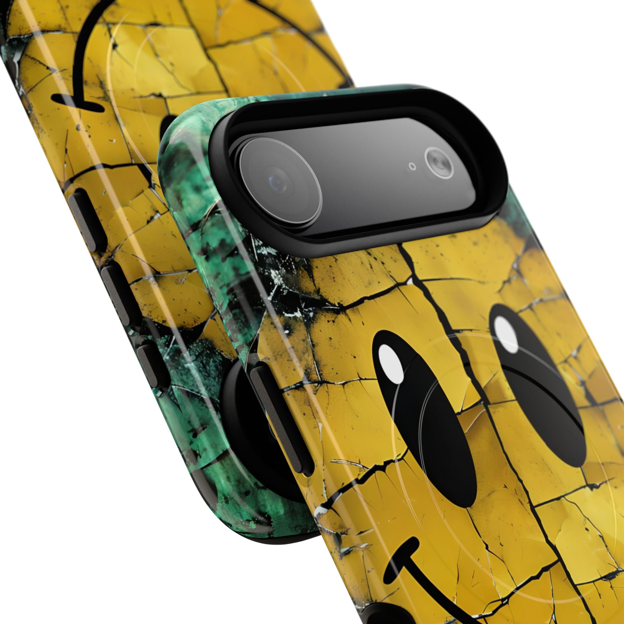 Cracked Smiley iPhone 17 Air Case - Tough+