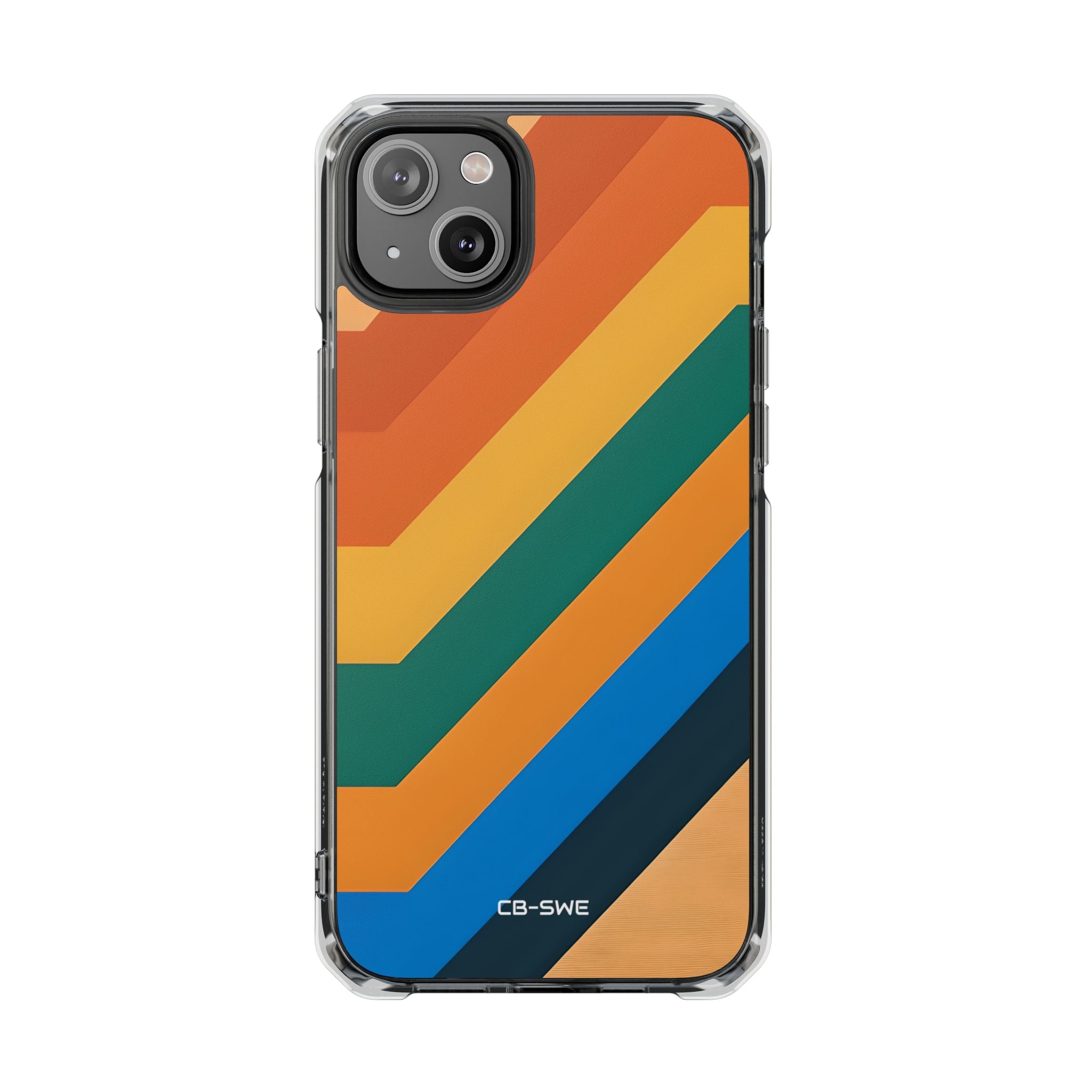 Vibrant Geometric Harmony iPhone Case - Impact