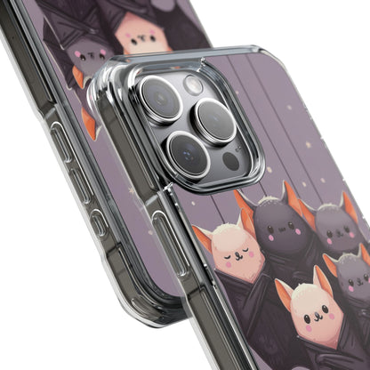 Playful Bats Hang iPhone Case - Impact