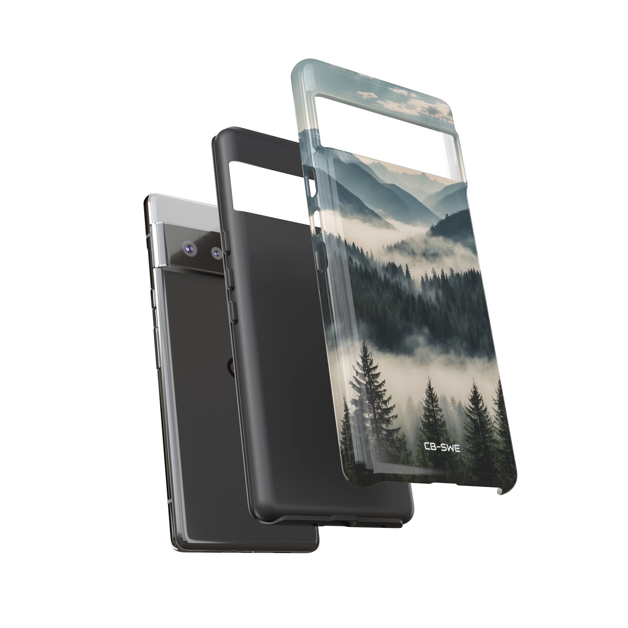 Misty Forest Embrace - Google Pixel Case