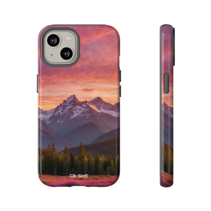 Mountain Peaks Glow - iPhone Case