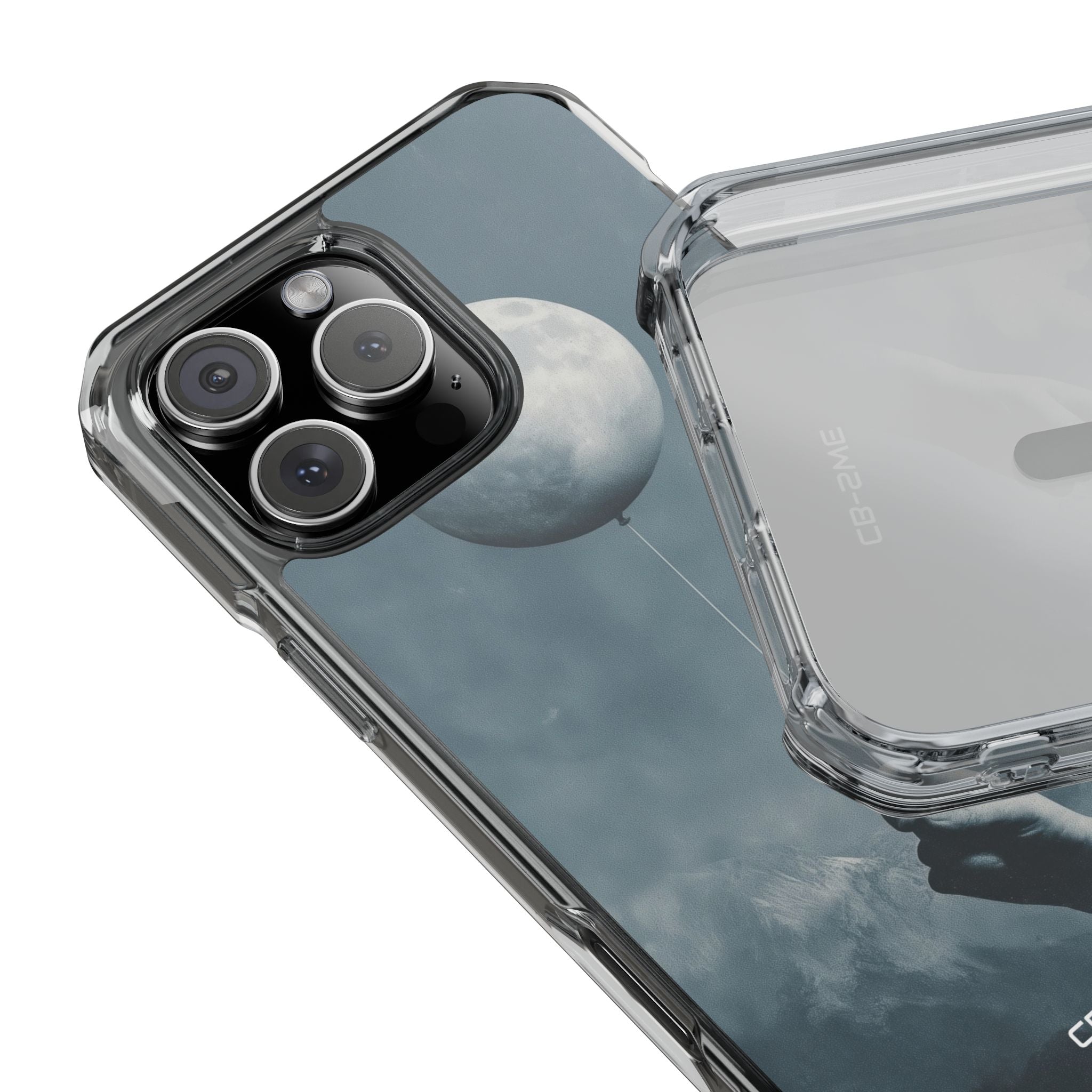 Moon Cradled Softly iPhone Case - Impact