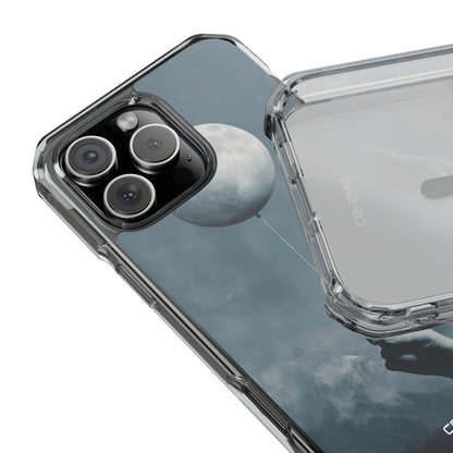 Moon Cradled Softly iPhone Case - Impact