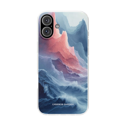 Mountain Wave Serenity - Flexi iPhone 16 Phone Case