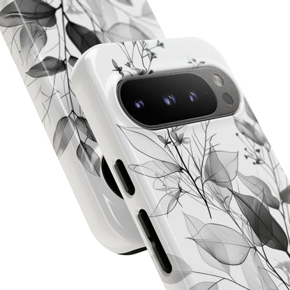 Ethereal Floral Linework Google Pixel 9 - Tough Phone Case