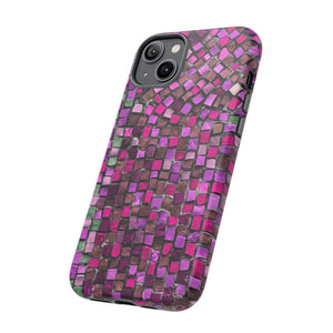 Purple Mosaic - Protective Phone Case