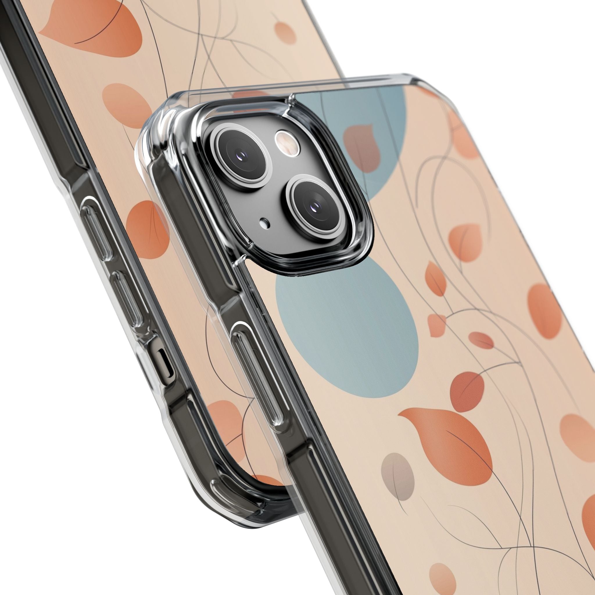 Gentle Leaves Drift iPhone Case - Impact