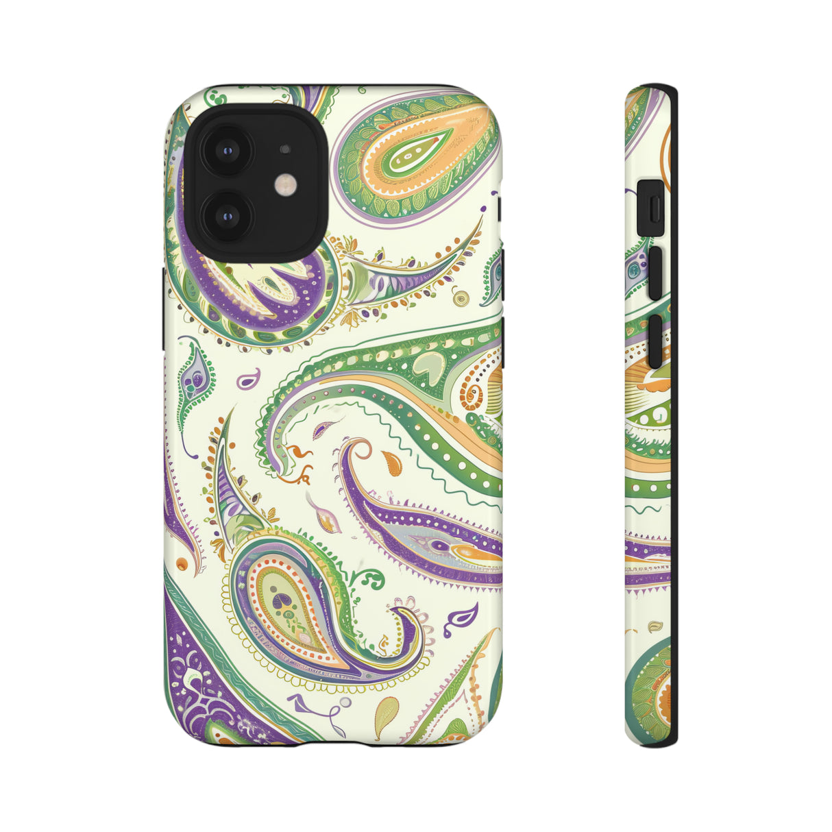 Paisley Pastell Eleganz - Schutzhülle fürs Handy