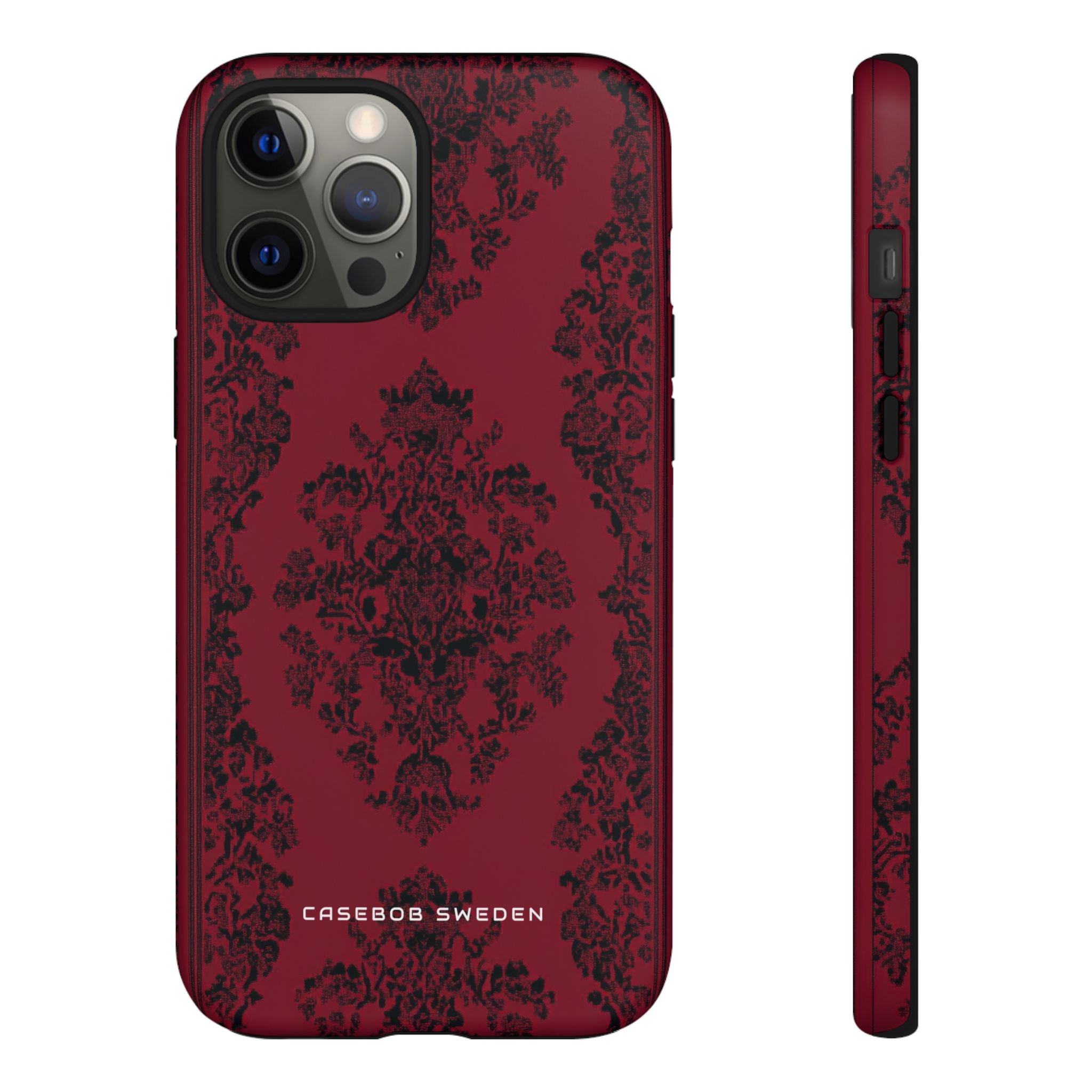 Gothic Crimson Elegance iPhone 12 - Tough Phone Case