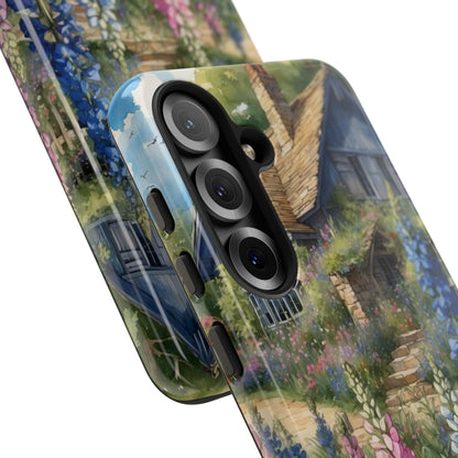 Cottage Surrounded Blossoms - Samsung Case