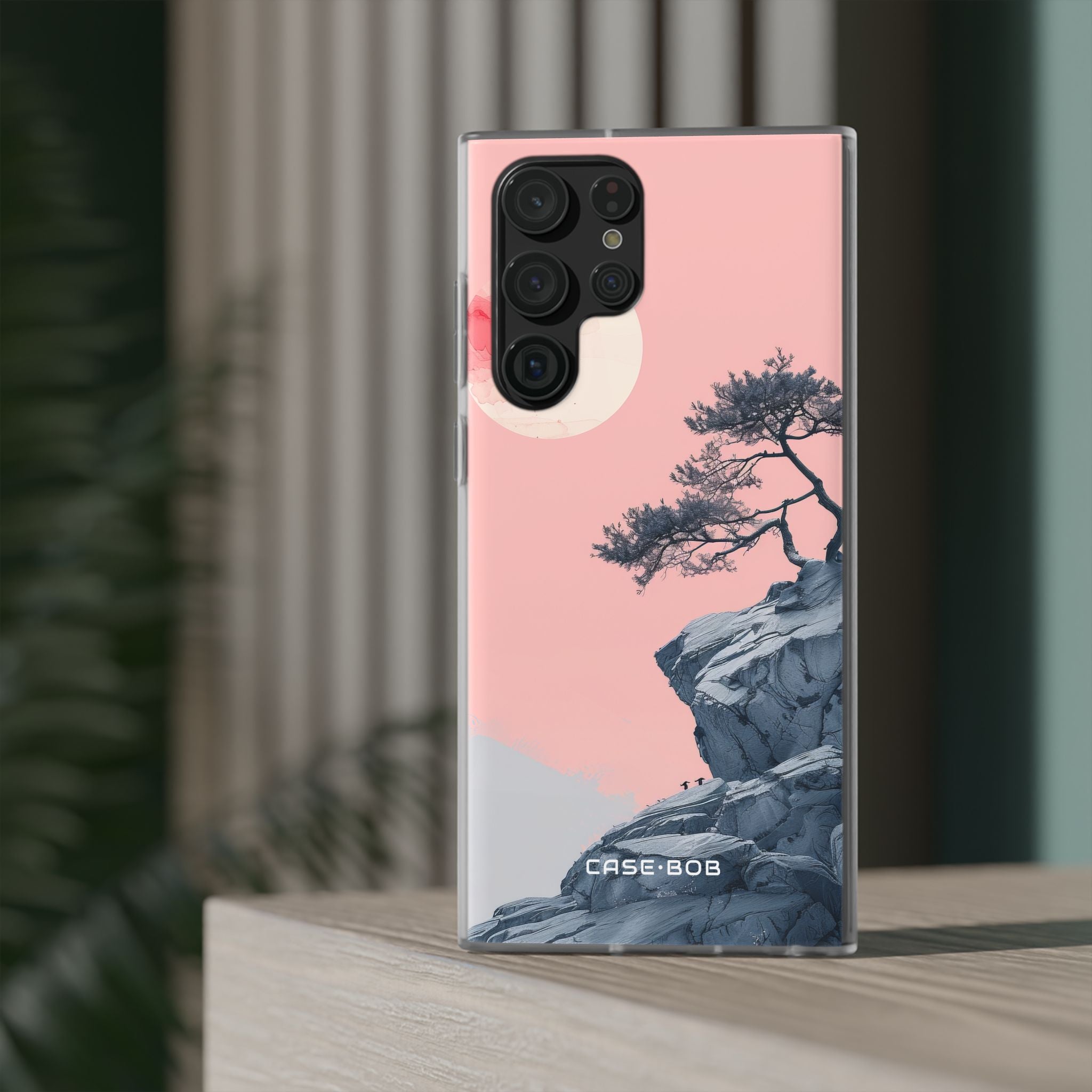 Crimson Moon Tree Samsung S22 Ultra Case - Soft