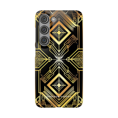 Golden Geometric Opulence Samsung S23 - Slim Phone Case