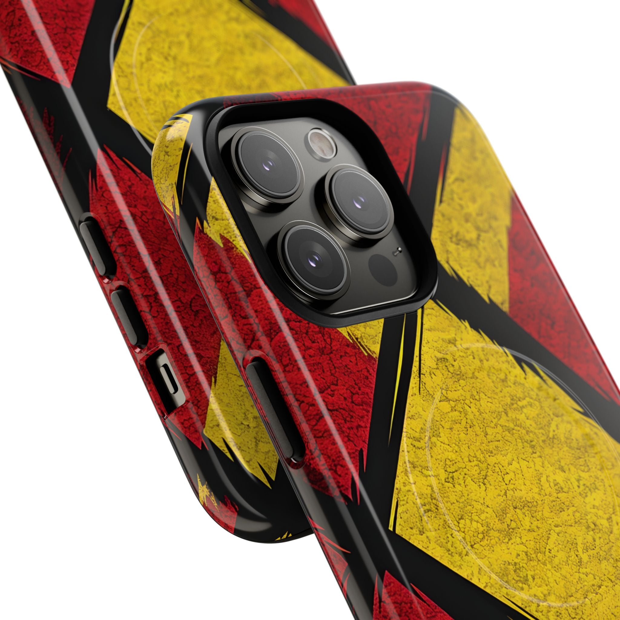 Cracked Diamond Grid iPhone 14 Pro Max - Tough+