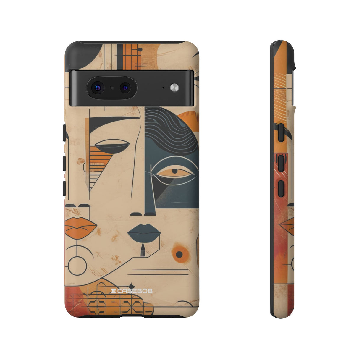 Cubist Introspection | Protective Phone Case for Google Pixel