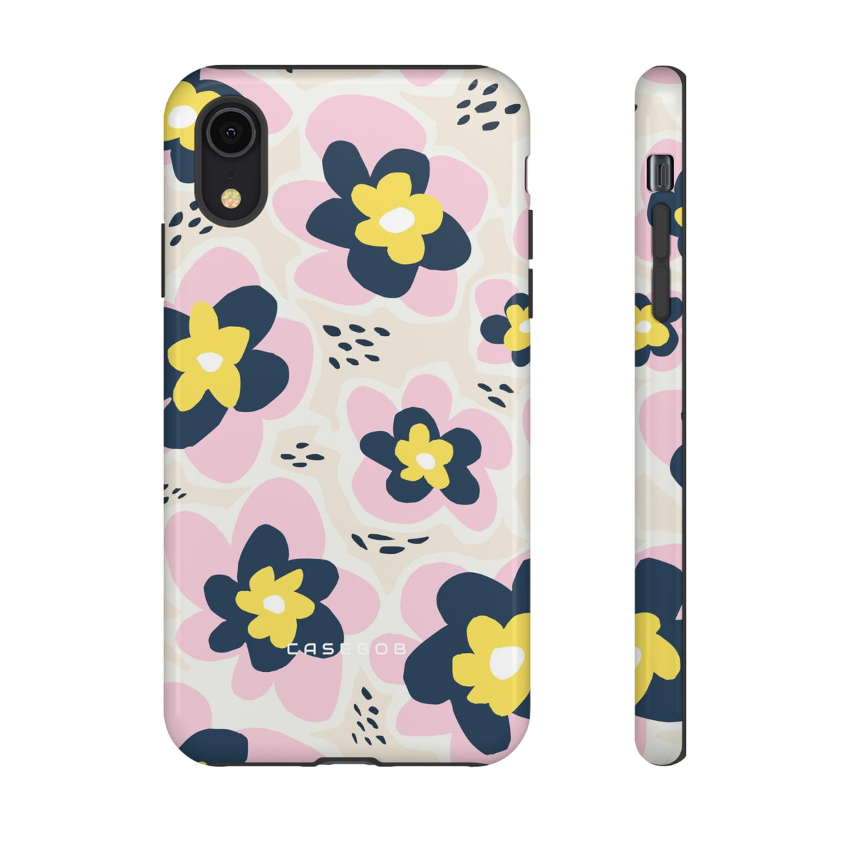 Pink Happy Flower - Protective Phone Case