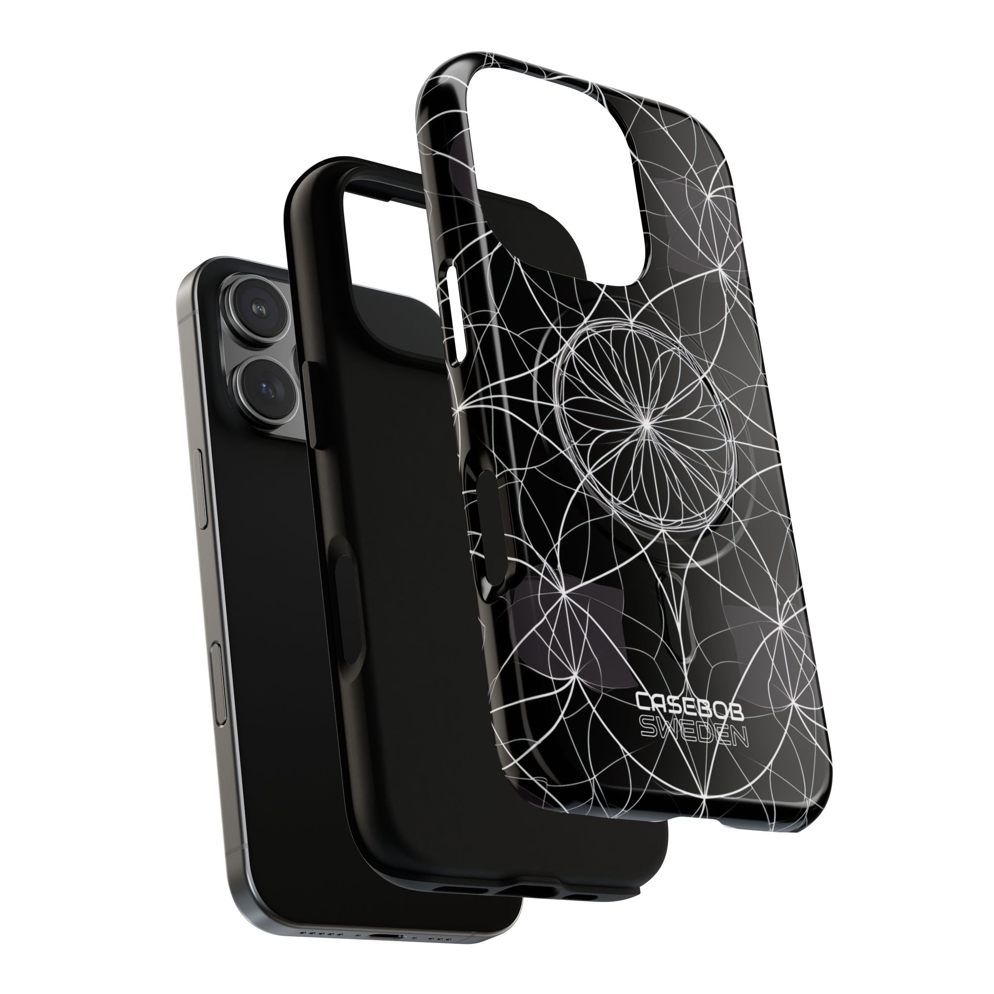 Symmetric Line Bloom iPhone 16 - Tough+