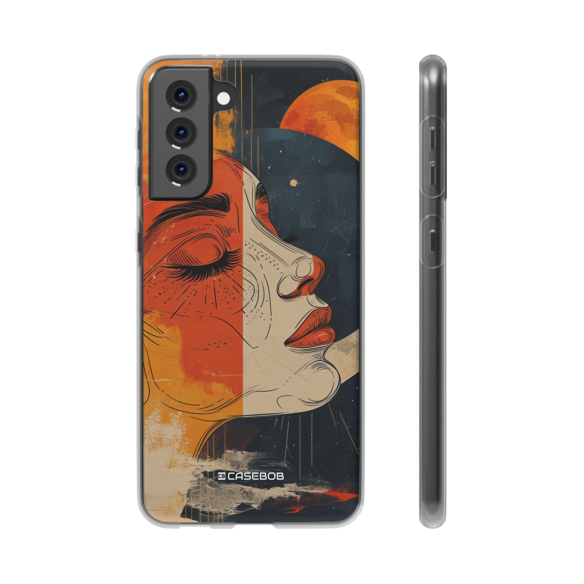 Celestial Duality | Flexible Phone Case for Samsung Galaxy