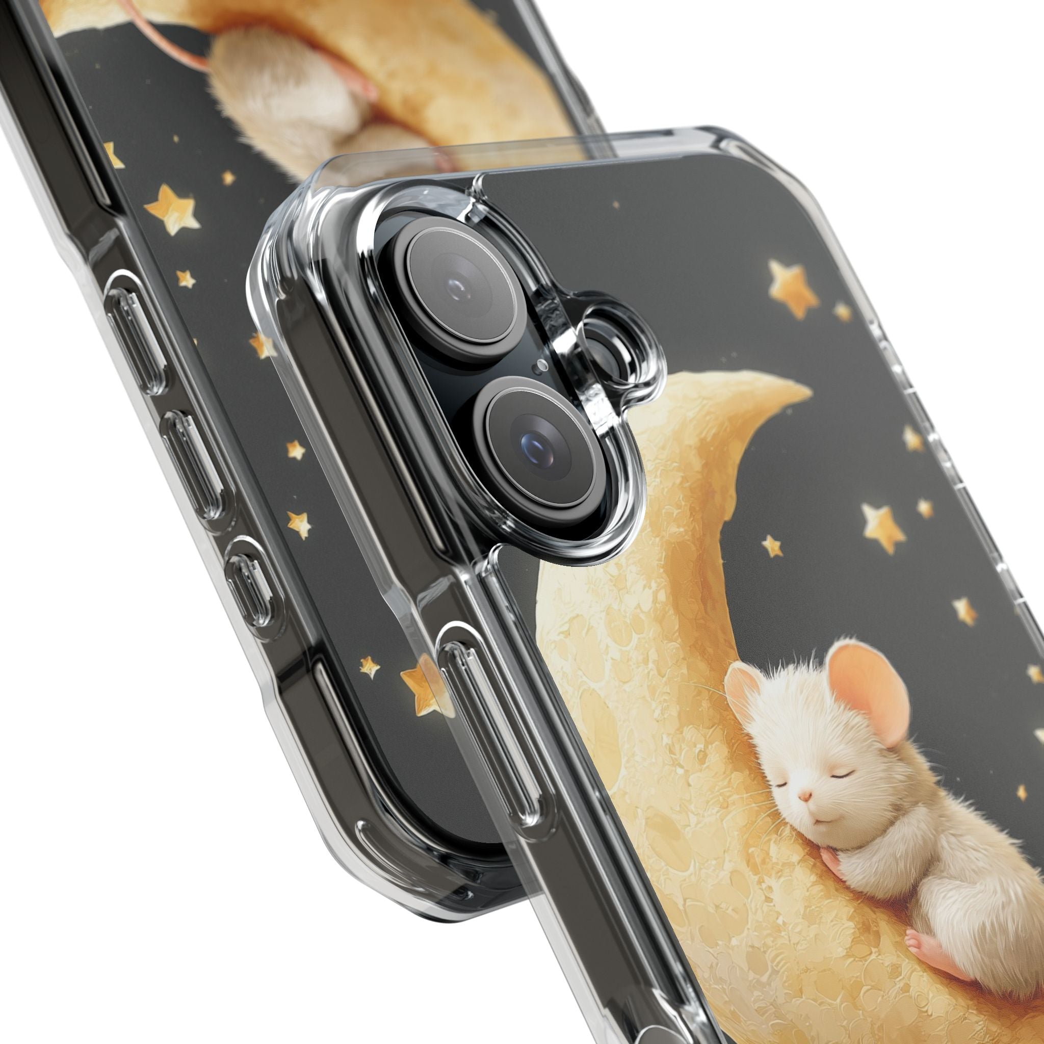 Moon Cradles Mouse iPhone Case - Impact