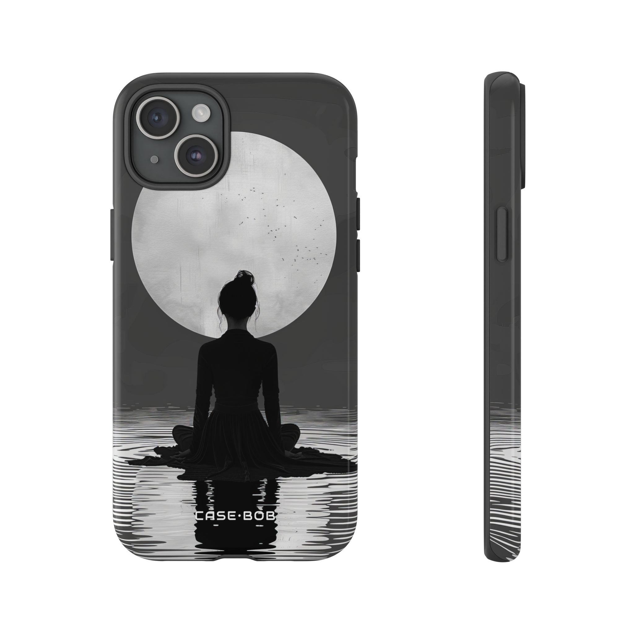 Silhouette Moonlight iPhone 15 Plus Case - Tough