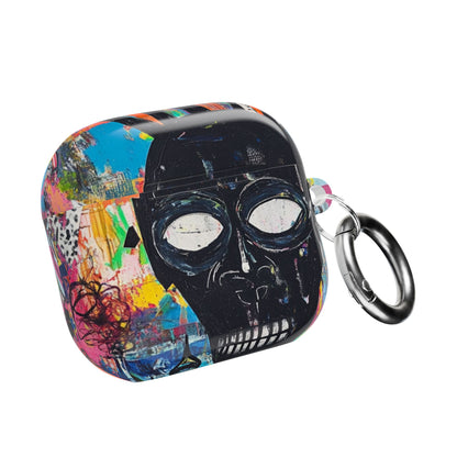 Neon Skull Burst - AirPods Case