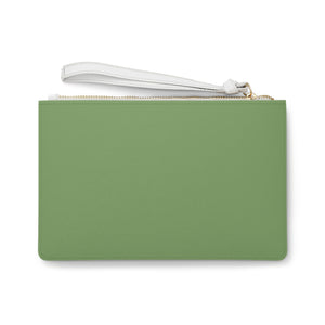 Spargelgrüne Clutch