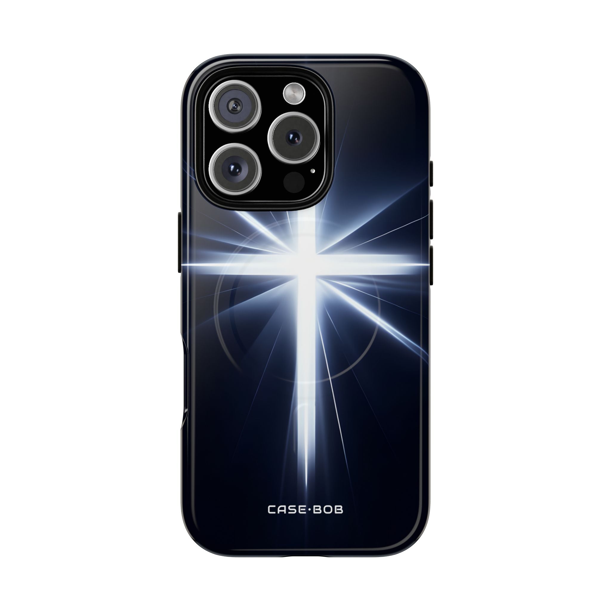 Glowing Crossburst iPhone 16 Pro Case - Tough+