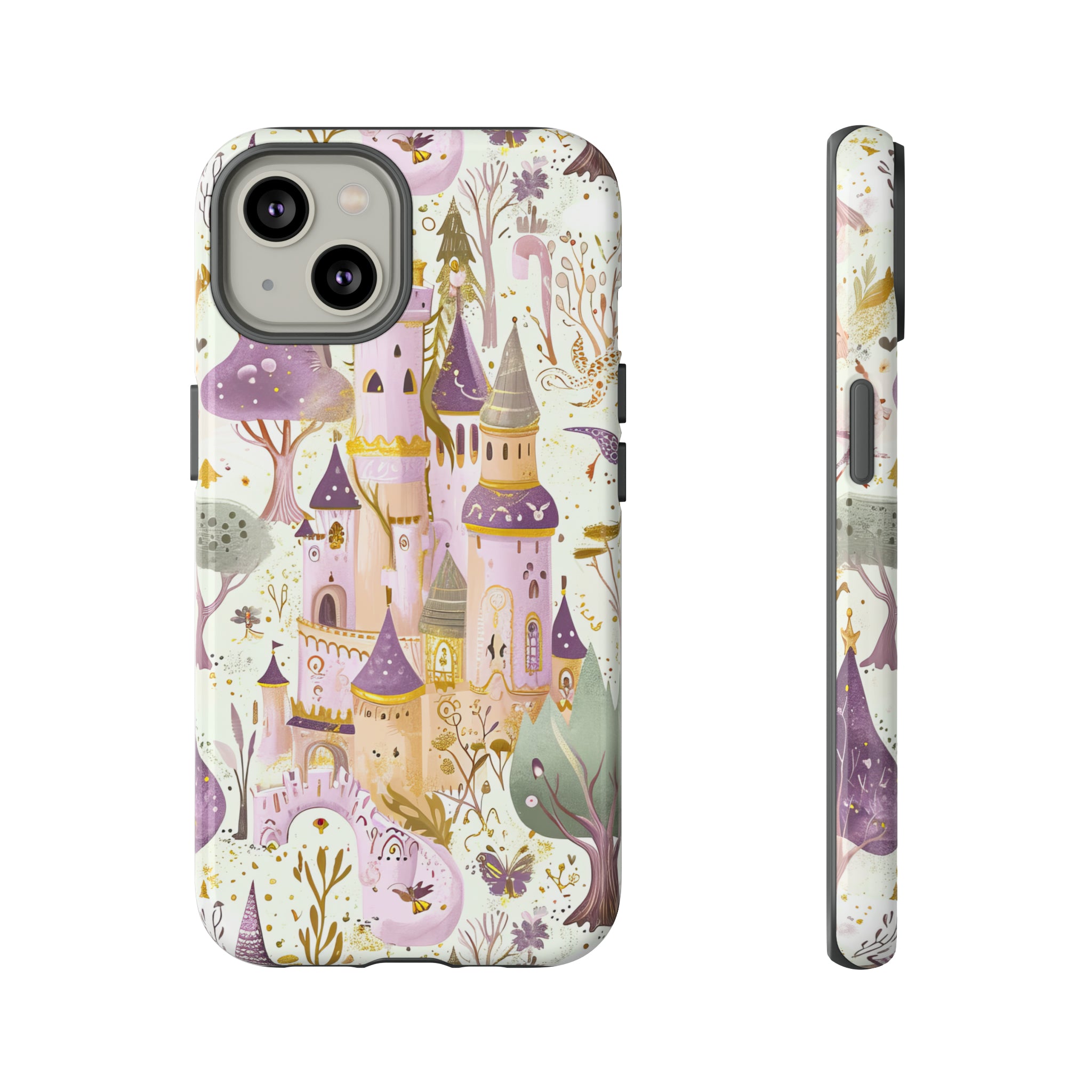 Fairytale Castles Pastel Dream - Protective Phone Case