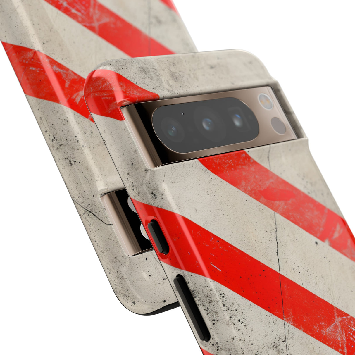 Crimson Line Minimalism - Protective Phone Case