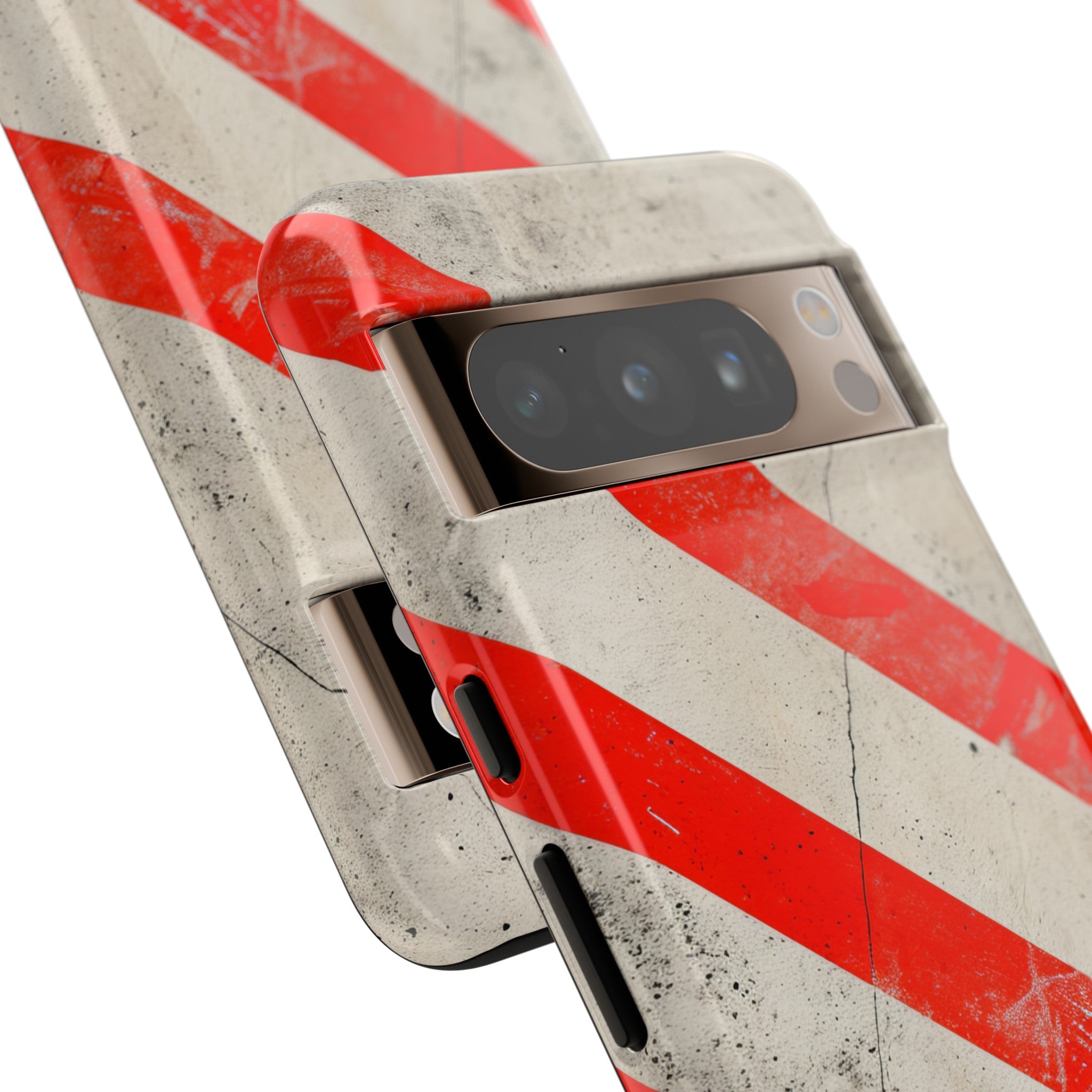 Crimson Line Minimalism - Protective Phone Case