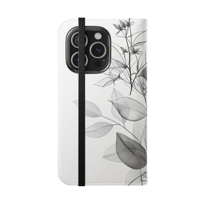 Silver Leaves - iPhone 15 Pro Case - Lompakko