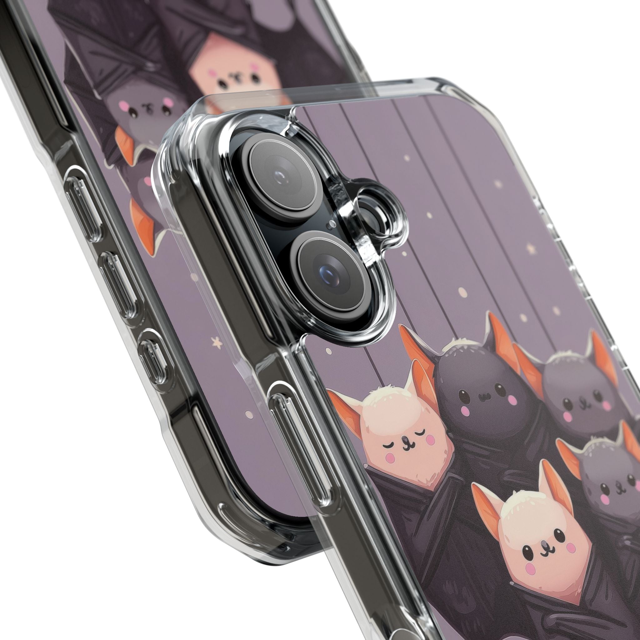 Playful Bats Hang iPhone Case - Impact