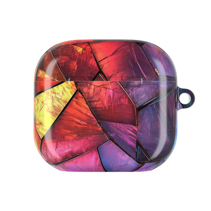 Crimson Shard Mosaic - AirPods Case
