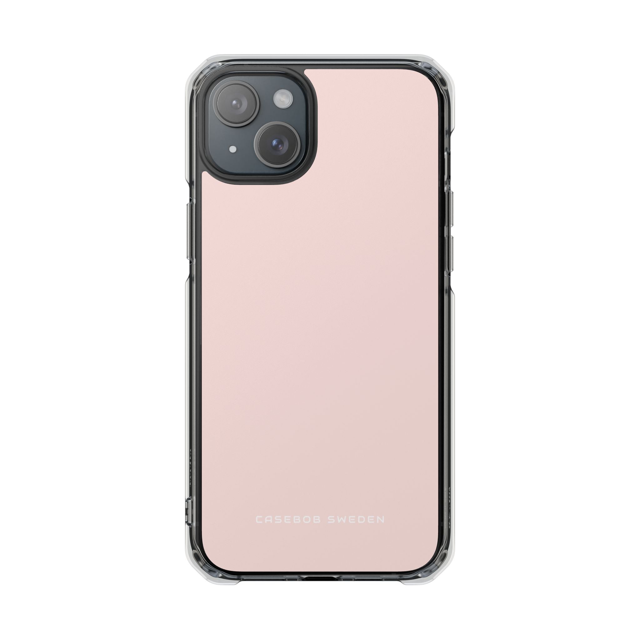 Misty Rose iPhone 15 - Clear Impact Phone Case