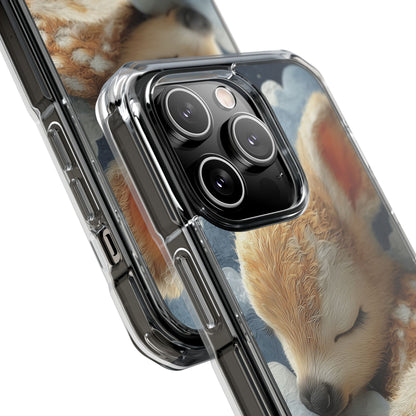 Dreaming Fawn Sleeps iPhone Case - Impact