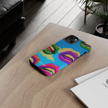 Colorful Lipscape iPhone 14 Plus Case - Tough