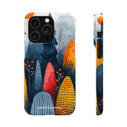 Whimsical Nature - Slim iPhone 14 Phone Case