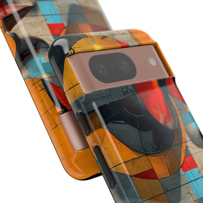 Cartoon Geometry Fusion - Protective Phone Case