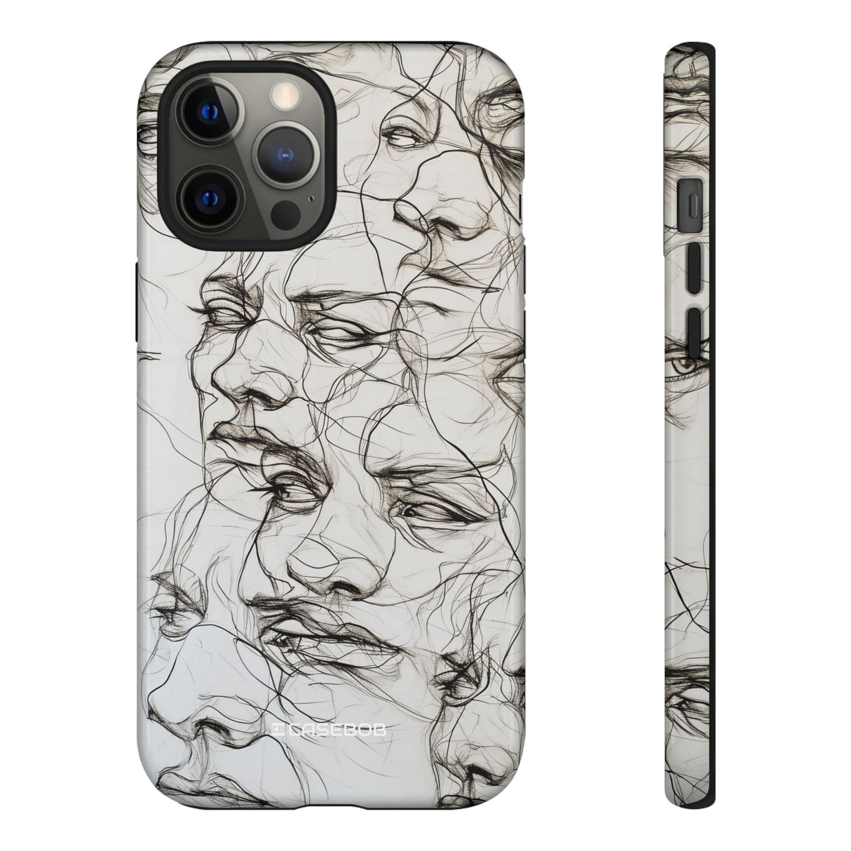 Ethereal Faces | Protective Phone Case for iPhone