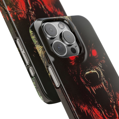 Bloodmoon Wolf's Lament iPhone 16 - Slim Phone Case