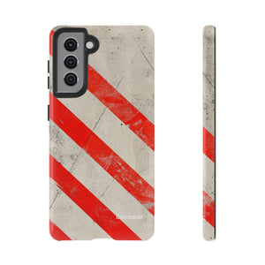 Crimson Line Minimalism - Protective Phone Case