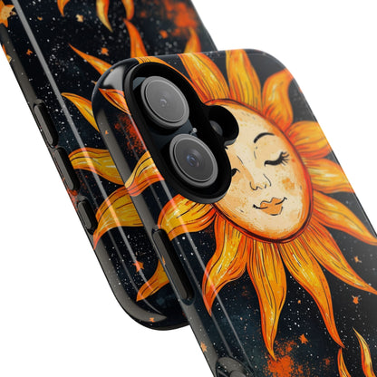 Celestial Suns Dance - iPhone Case