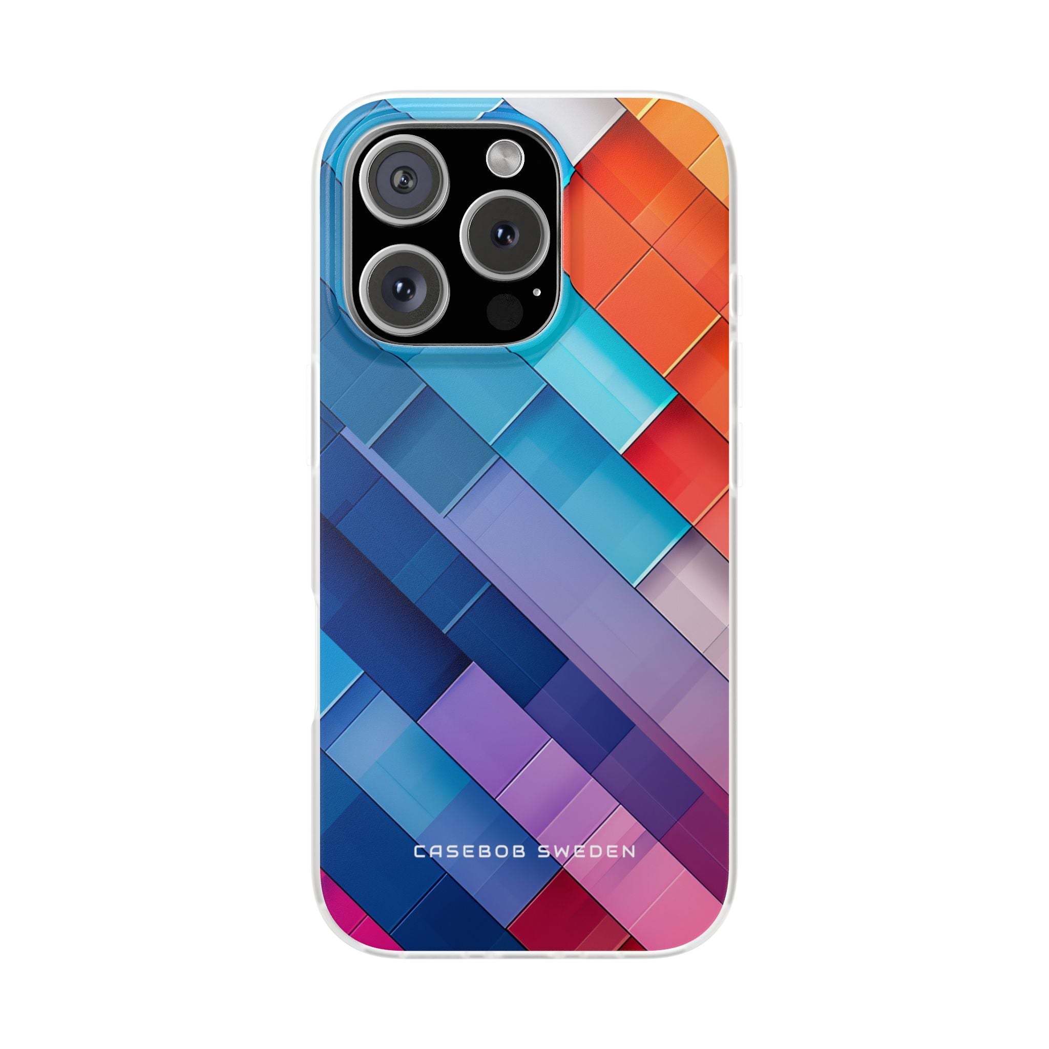 Vibrant GeoFlow iPhone 16 - Flexi Phone Case