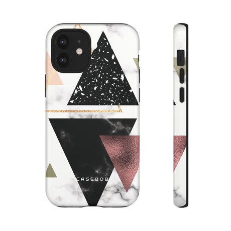 Rose Gold Triangles - Protective Phone Case