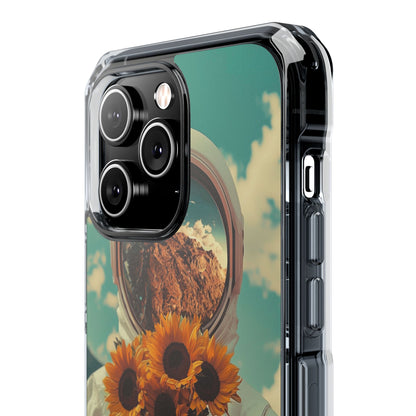 Sunflower Spacesuit Shine iPhone Case - Impact