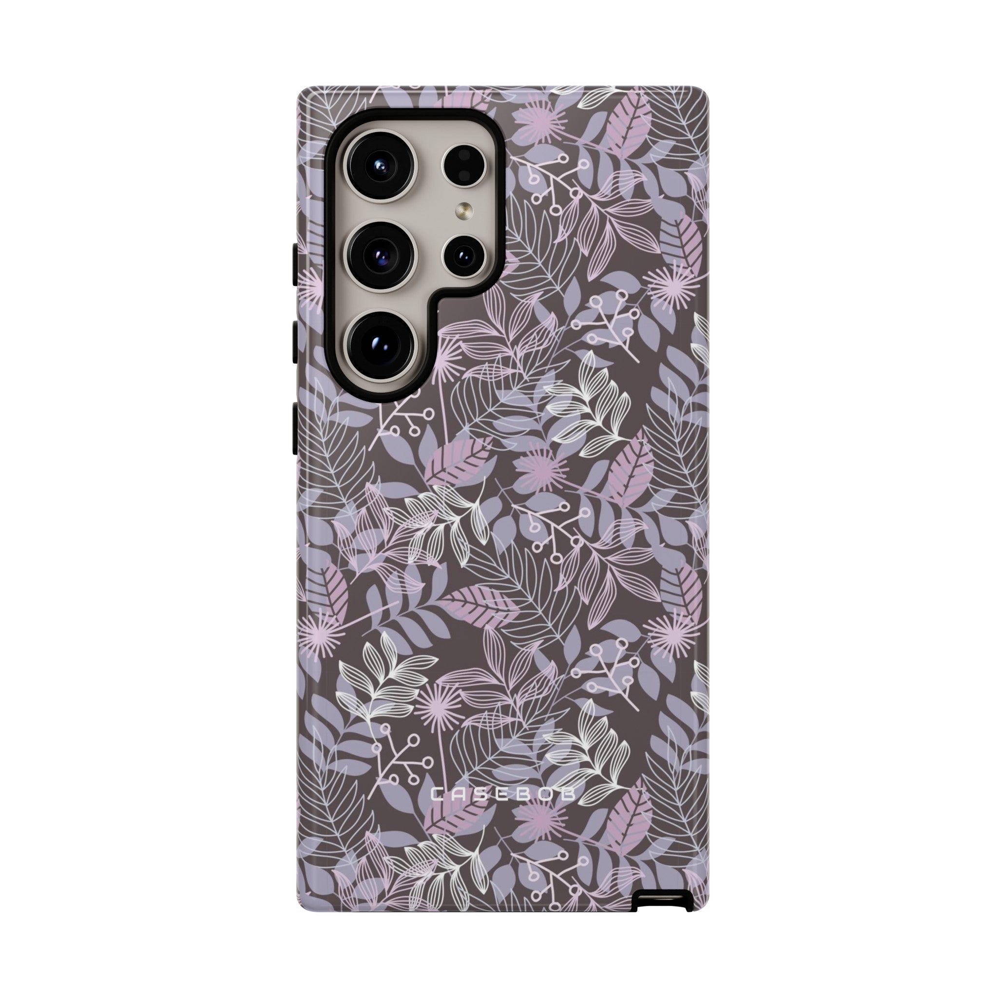 Dark Purple Leaf - Protective Phone Case